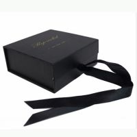 Elegant custom cardboard  magnetic packaging gift jewellery boxes
