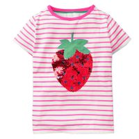 Girls Tops Summer 2019 Cute Kids Tshirt Baby Girl Clothes T-shirts Unicorn Animal Print Children T shirts for Girls Clothing