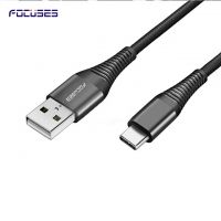 Focuses 2018 New Design Braided TYPE-C USB Cable With Aluminum-Alloy Cover