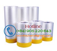 Pretaped cloth masking film