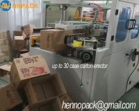 Hennopack horizontal type mpk-30k high speed carton erector machine