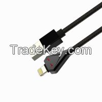 New design Popular type USB to Lightning Cable with Fabric braided