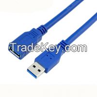 USB3.0 A Male to USB3.0 A Male Data Cable with PVC Molded for Computer