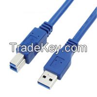 USB3.0 A Male to USB3.0 B Male Data Adapter Cable with for Printer