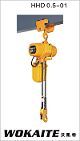 WOKAITE 0.5 ton electric chain hoist with single chain