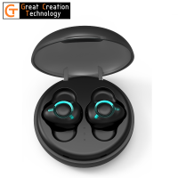 TWS earbuds bluetooth 5.0 new product with wireless charging function