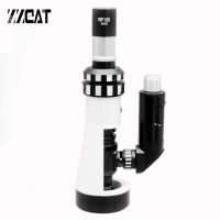 Handheld Metallurgic Microscope Portable 100X-400X Monocular Mini Microscope with Polarizer Lab Biology Microscope Instruments