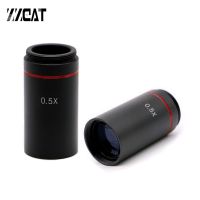 0.5X C-mount Lens Adapter Increase Visual Field C-Mount CCD Thread Reduction Lens for Trinocular Tube and Electronic Eyepiece