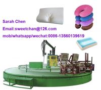 PU memory pillow foam machine with rotary production line