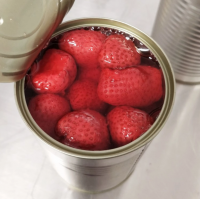 canned strawberry in syrup