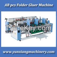 AB pieces folder gluer machine