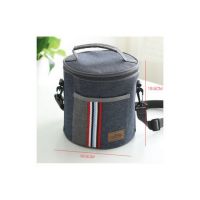 Picnic travel insulated PEVA lunch bag  round cooler bag
