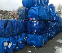 HDPE Blue Drum Scrap Regrind