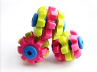 Multi Color Puzzle Molar Rubber Dog Puppy Toy
