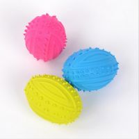Colorful Rubber Durable Chewing Pet Ball Toy