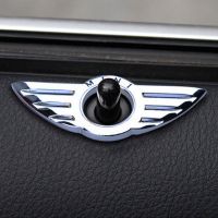 Car Door Pin Lock Wing Emblem Badge For BMW Mini Cooper S/ONE Clubman Coupe R55 R56 R57 R58 R59 Door Lock Knobs Accessories