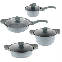 Non-Stick forged aluminum cookware set, Induction Bottom Cooking