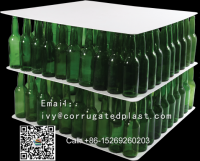 Coroplast corrugated plastic pp pallet bottle tray layer pad