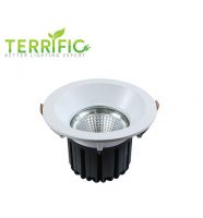 6w 1Terrific 7w 15w 30w ip45 round shaped warm white aluminum cob led downlight retrofit