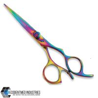 Barber Scissors Rainbow 15cm