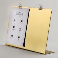 A3 size Metal Stand POP Menu PAD