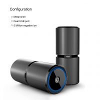 2018 Portable ionizer Car Air Purifier with Dual USB Charge port