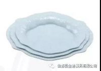 Imitation porcelain tableware jade green melamine plate 8-11"tableware dinner plate