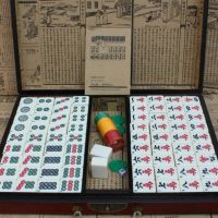 Bamboo Retro Mahjong Rare Chinese 146 Mah-Jong Sets Board Games