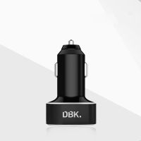 DBK CC04 8A 4 USB Port Car Charger Black White for iPad iPhone