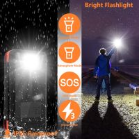 Solar Power Bank with Flashlight
