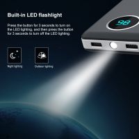 Power Bank with Built-in LED Flashlight