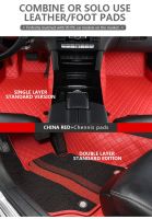 Customized 3D floor mats for various cars models PVC artificial synthetic leatherette