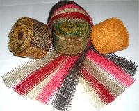 Wedding party with Decorative Jute Ribbon