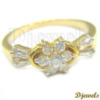 0.20 Ct Round Brilliant Cut Diamond Ring