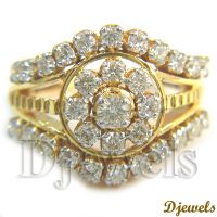 0.48 Ct Diamond Engagement Ring & Wedding Ring