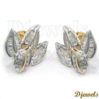 Certified Real Diamond Earring 14K Gold Diamond Jewelry