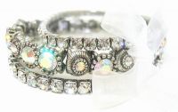 Sell 3pcs strtch bracelet-Clear AB color