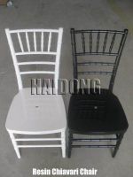Sell White and Black Resin Chiavari Chair