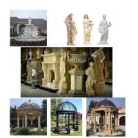 large antique italian white marble garden statues for sale