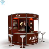 China Manufacture Custom Wine Display Cabinet Displays for Supermarket Promotion