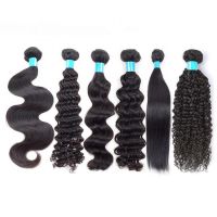 Cheap 100 human hair extension raw Brazilian hair bundle, remy natural hair extensions.