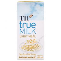 TH true MILK pasteurized fresh milk Light Meal cereal 180ml