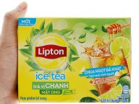 Lipton tea with lemon and honey flavor