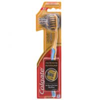 Co-lgate SlimSoft Gold Charcoal ultra-thin dual-twisted toothbrush