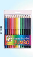 Sell 7"- 12 Jumbo color pencil in PVC bag