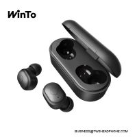 T11 Bluetooth 5.0 wireless earbuds, 6h continuous play for one charge, deep bass crystal clear sound, with portable charging case, mini earpiece Bluetooth headphone with built-in microphone, 