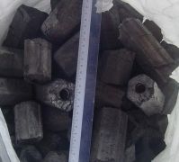 Hard wood charcoal