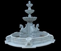 Nice hand carved marble garden fountain