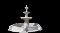 Nice hand carved natural marble fountain