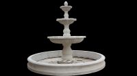 Classic hand carved garden fountain